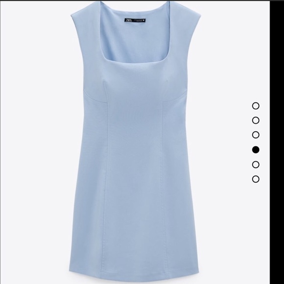 Fitted dress - sky blue - Picture 6 of 10